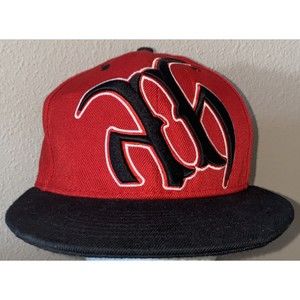Hustle Harder Red Adjustable Baseball Cap Snapback